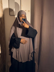 Khimar cape à fente