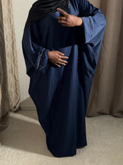 Abaya sade à strass