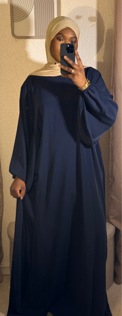 Abaya manche bouffante
