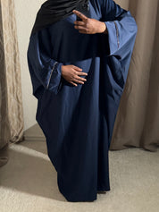 Abaya sade à strass